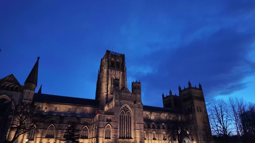 Durham Cathedral, England – 2026

Scenic view of Durham Cathedral, one of the most iconic historic landmarks in England, renowned for its Norman architecture and commanding position above the River Wear. The cathedral’s monumental stone structure, arches, and towers create a powerful and timeless visual presence within the historic city of Durham.

Natural light highlights the architectural detail and surrounding landscape, including the winding river, green riverbanks, and traditional buildings. Ideal for travel, tourism, heritage, and editorial projects showcasing British history, culture, and architecture.