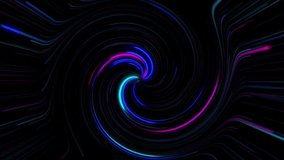 Neon Spiral Swirl Animation on Black Background - Powered by Shutterstock - Get 15% off with code: PIKWIZARD15