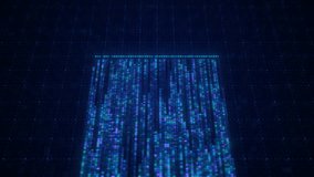 Binary Code Zeros Ones Data Flow Neural Network Visualization with Digital Nodes, Big Data AI Machine Learning Algorithm System, Digital Technology Background for Artificial Intelligence Concept - Powered by Shutterstock - Get 15% off with code: PIKWIZARD15