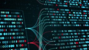 Big Data Analytics, Neural Network Data Flow Visualization, AI Machine Learning, Quantum Computing, Binary Code Digital Grid of Ones and Zeros, Artificial Intelligence Technology Abstract Background - Powered by Shutterstock - Get 15% off with code: PIKWIZARD15