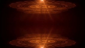 Animated orange color rotating HUD animation holographic hi tech design loop able dark technology background - Powered by Shutterstock - Get 15% off with code: PIKWIZARD15
