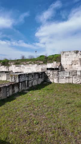 Ruins of Pella - capital city of Ancient Macedonian Empire, Central Macedonia, Greece