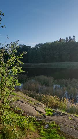 sunset over the sea bay, Helsinki, Finland