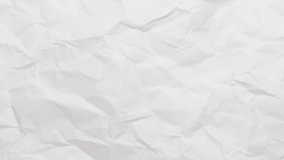 Stop motion of crumpled white paper texture, abstract loop background - Powered by Shutterstock - Get 15% off with code: PIKWIZARD15