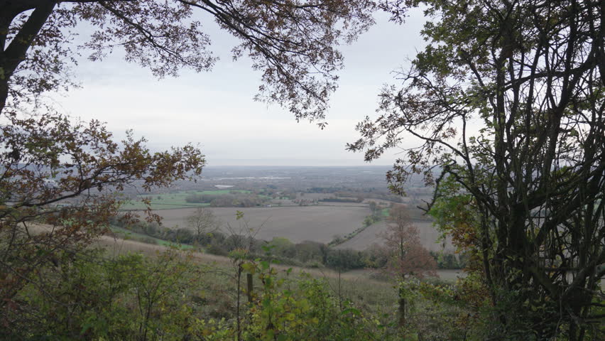 Kent, UK, 11-10-2023: Scenic views from Holly Hill Wood, Kent, UK 