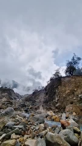 view of the thinly smoky mountains