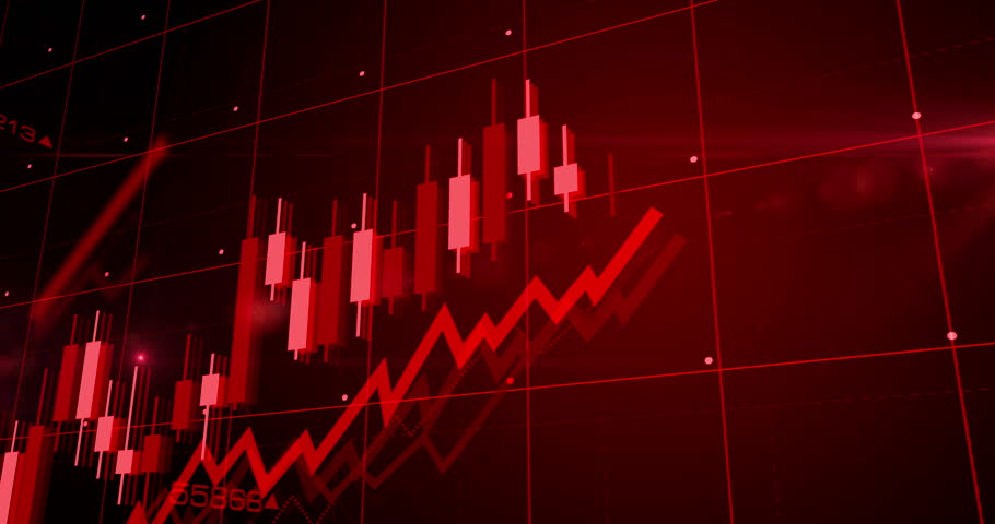 Oil and LNG price charts and graphs diagram concept