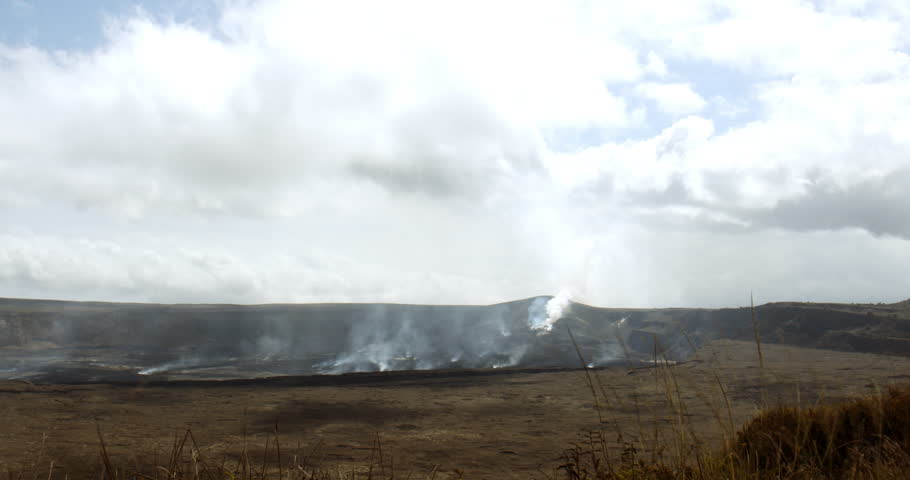 Volcano Steaming In Volcano National Park, Hawaii County, Hawaii