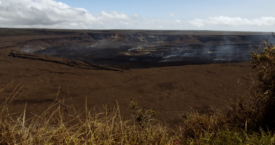 Volcano Steaming In Volcano National Park, Hawaii County, Hawaii