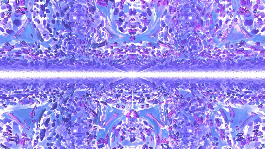 Horizon 03 - Fractal Landscapes. Flight toward the horizon over shifting fractal structures, from cyber-machines to biological organisms. Contemplating the horizon is the best form of meditation.
For VJ artists, from slow motion esoteric performance to fast psychedelic DJ sets with add a beat using effects. And also for designers and marketers to make video backgrounds or trading platform more modern, immersive and unique.
Visualizations of fractals math formulas in three-dimensional space were created using the Mandelbulber software. True 3D artwork, not AI falsification. The ability to mix several formulas in the program allows to create new unique abstractions. Setting up animation frames is a complex process that requires a lot of knowledge and practice, fractals can be unpredictable. Rendering a 10 minutes video art piece takes about a month.
Mesmerizing fractal transformations are designed to hold and slow down the viewer. Abstract forms give the mind a rest without being tied to known objects and give a start to the imagination. Changing colors, textures and lighting set the mood, dark or light, colorful or calm white. Fractals are part of Sacred Geometry, the natural structure of the universe. Unimaginable scales of space. The most complex visual codes from distant galaxies. Welcome to journey into the infinite metaverse.