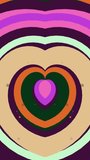 Vibrant Concentric Heart Pattern Abstract Background with Glowing Accents - Powered by Shutterstock - Get 15% off with code: PIKWIZARD15