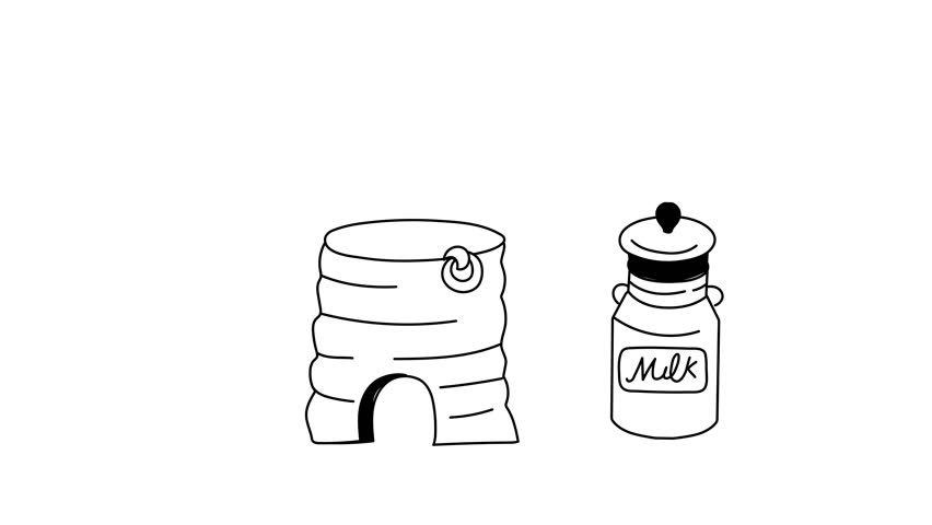 Take a look at this premium animated icon of butter production