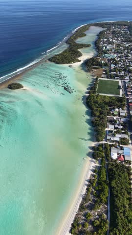 Maldives ariel shots from above