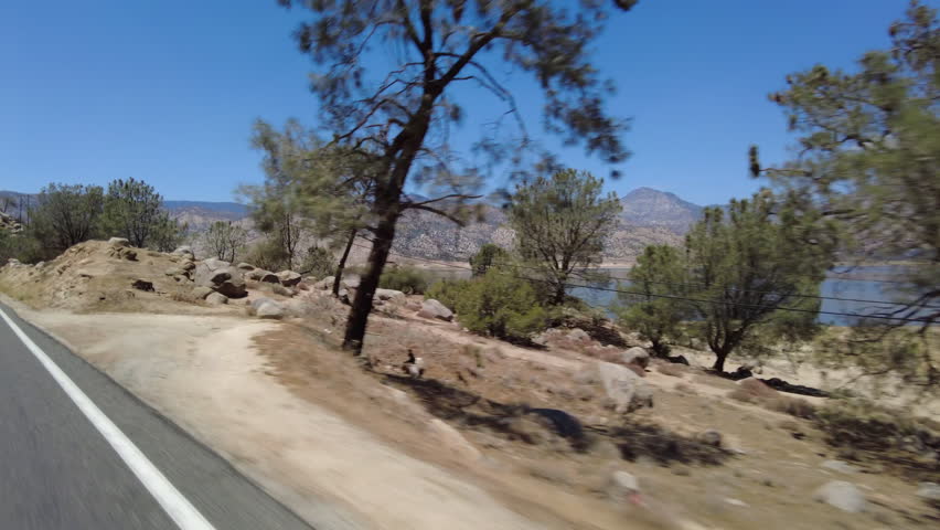 Lake Isabella 1 Southshore 14 Quarter R MultiCam Driving Plate Sierra Nevada Mts California USA