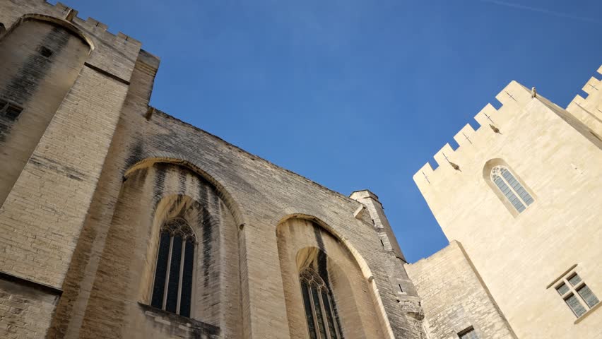 Palace of the Popes (Palais des Papes) in Avignon, France