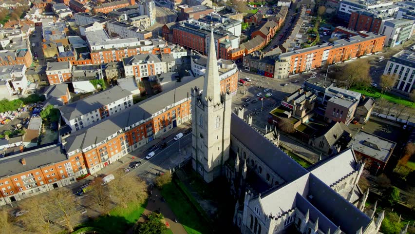 Drone aerial of St Patrick