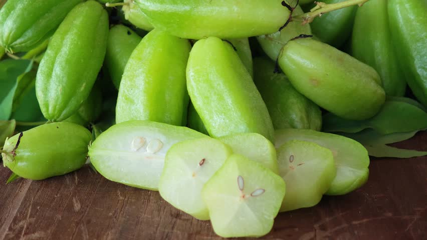 Starfruit has a sour taste.