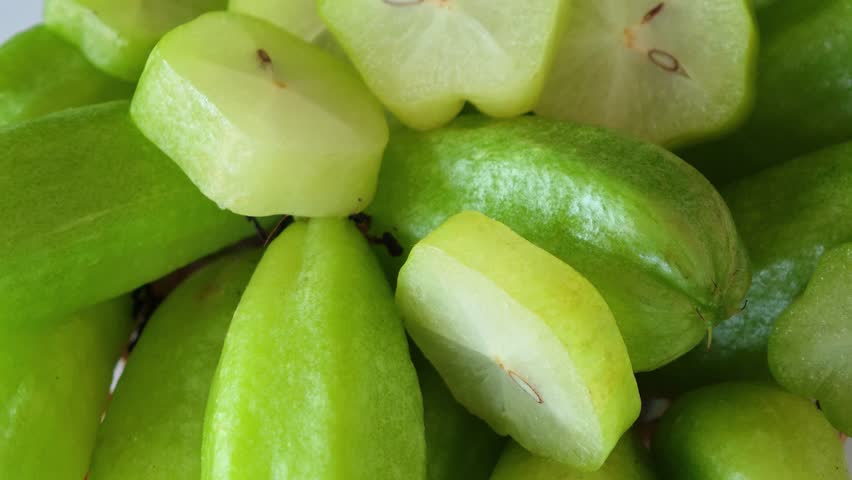 Starfruit has a sour taste.