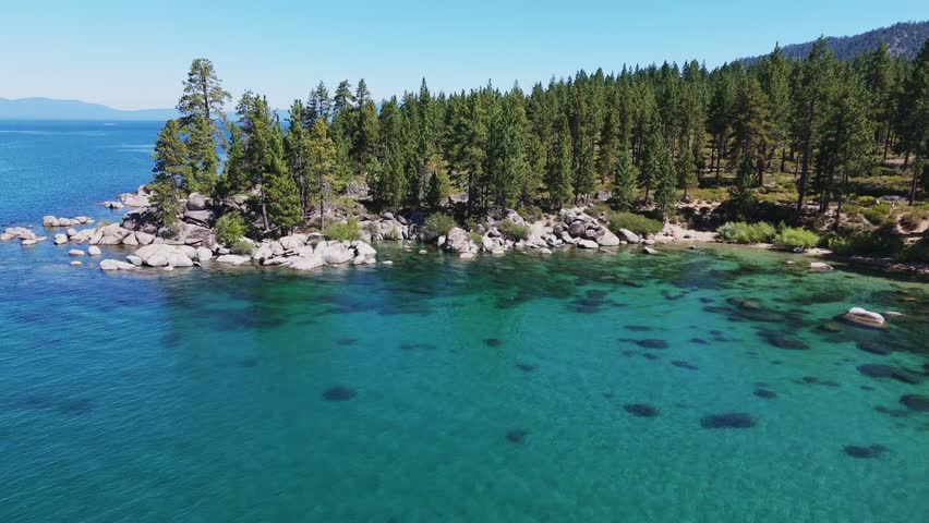 Lake Tahoe on both the Nevada and California sides. 