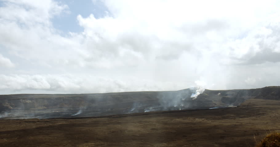 Volcano Steaming In Volcano National Park, Hawaii County, Hawaii