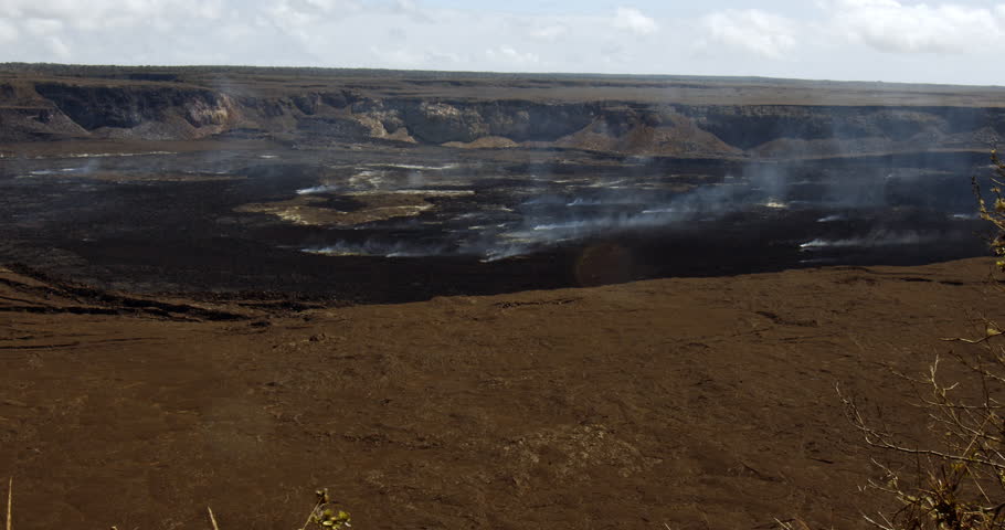Volcano Steaming In Volcano National Park, Hawaii County, Hawaii