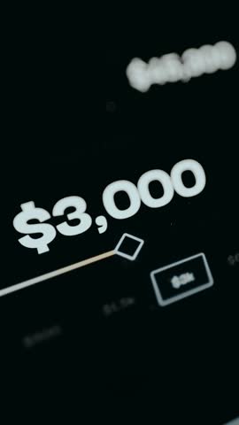 Person selects the desired dollar amount from the app screen