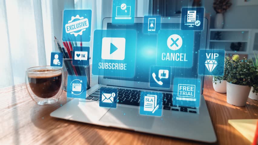 Concept of subscription services provides exclusive digital content. This model offers continuous access, enhancing subscription services with personalized experiences and benefits. Gist