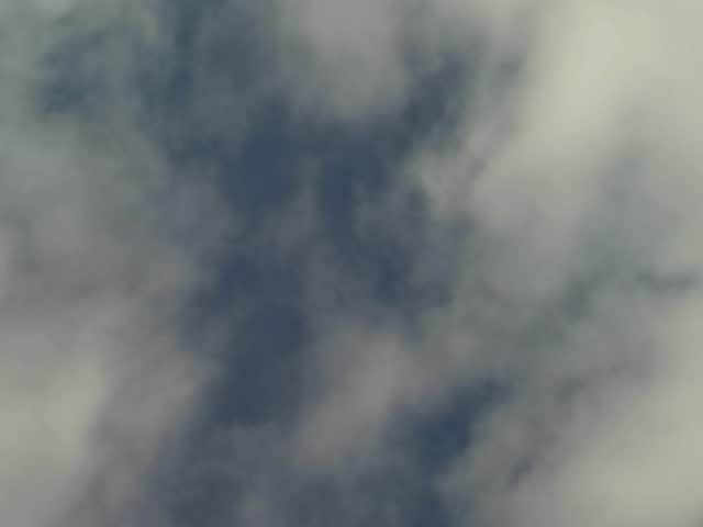 clouds in the blue sky