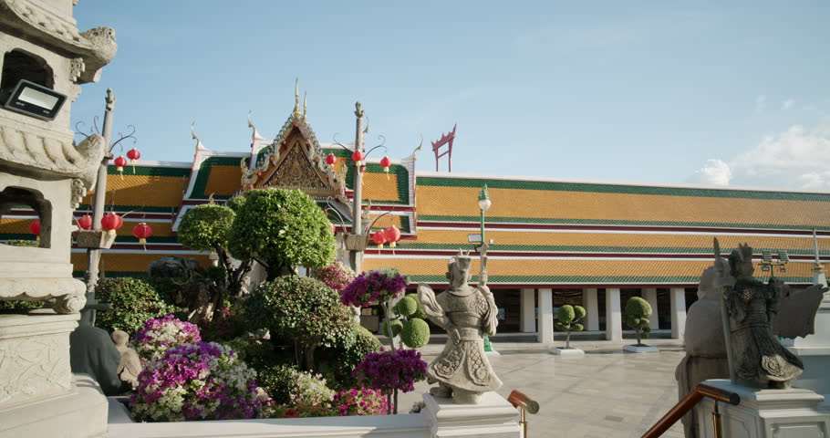 Wat Suthat Thepwararam is a first-class royal temple of the Ratchaworamahawihan type, one of only a few in  Bangkok Thailand