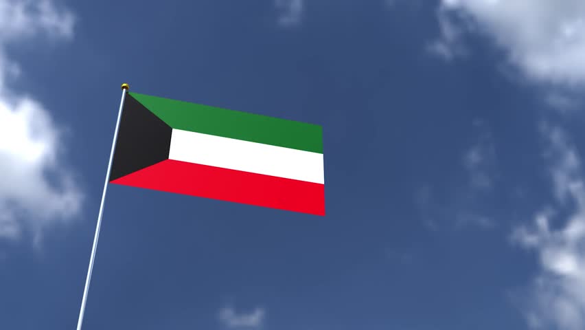 kuwait country national flag waving movement arab middle east copy space crude oil independence emblem kuwait government politic opec kuwait freedom celebration middle east kuwait iran iranian war 