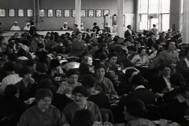 1960s - Women work in factories in 1918.