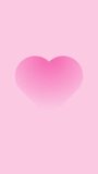 A dynamic motion graphic of a pink gradient heart rapidly expanding from the center and disappearing off-frame. - Powered by Shutterstock - Get 15% off with code: PIKWIZARD15