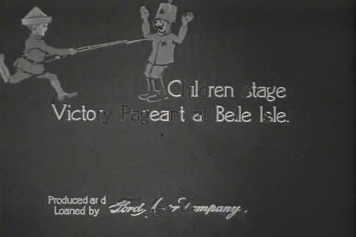 1930s - Children participate in a May Day festival in 1919.