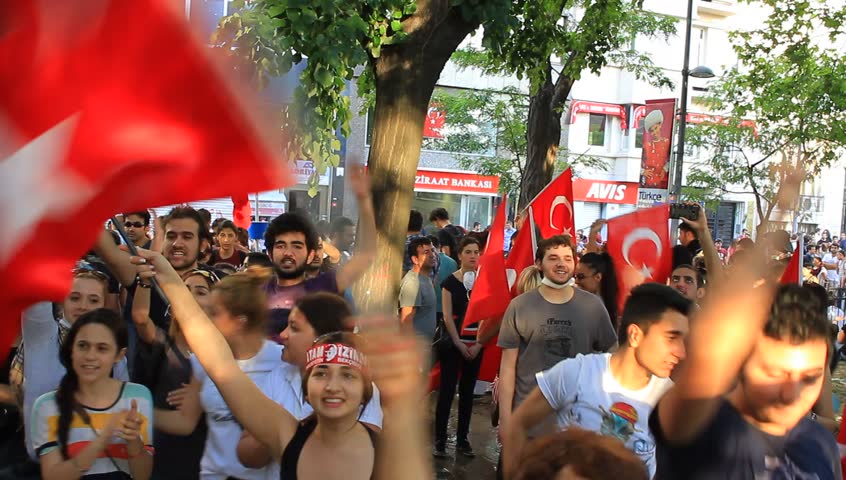 ISTANBUL - JUN 1: Protests set off by a police crackdown of protest against