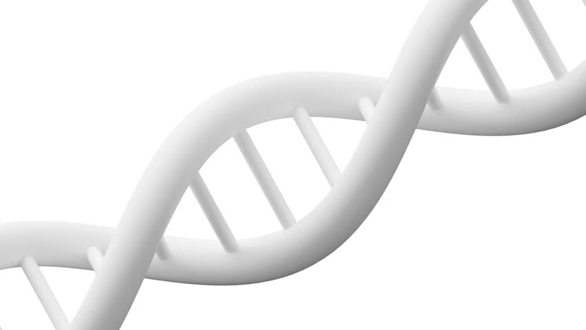 Abstract DNA Helix 3D Animation Scientific Background