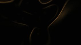 Abstract footage of soft golden light trails and curved streaks moving across a dark background, creating an elegant glowing motion blur texture for overlays and intros - Powered by Shutterstock - Get 15% off with code: PIKWIZARD15