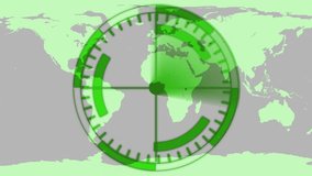 Global Radar Screen Overlaying World Map with Green Scan Lines technology - Powered by Shutterstock - Get 15% off with code: PIKWIZARD15