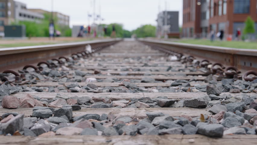Railway Tracks and Ties in the City