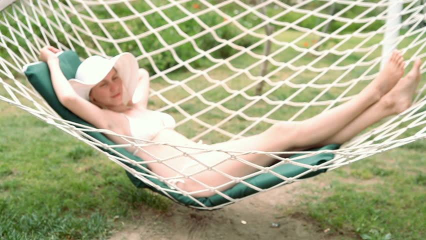 The girl in hammock   