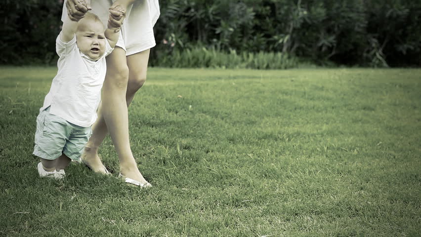First steps of the child