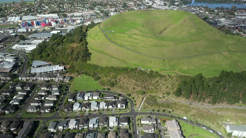 Aerial Tilt Over Mt Wellington