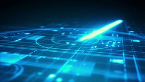 Futuristic Data Visualization: A mesmerizing display of digital lines and glowing beams, symbolizing the intricate network of data and cutting-edge technology. - Powered by Shutterstock - Get 15% off with code: PIKWIZARD15