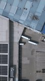 Three trucks are parked in a designated area of a distribution warehouse. The trucks are lined up neatly in the parking lot, ready for freight transportation. - Powered by Shutterstock - Get 15% off with code: PIKWIZARD15