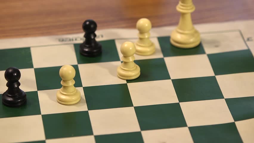 Close up of chess board