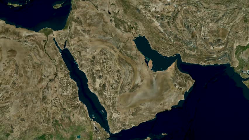Saudi Arabia Map Animation Highlighting All Administrative Provinces Zoom Effect 4K