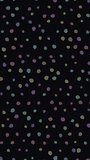 Animated Seamless Loop Pattern Of Drifting Multicolored Spiral Swirl Symbols On A Black Background, 9:16 Vertical Video - Powered by Shutterstock - Get 15% off with code: PIKWIZARD15
