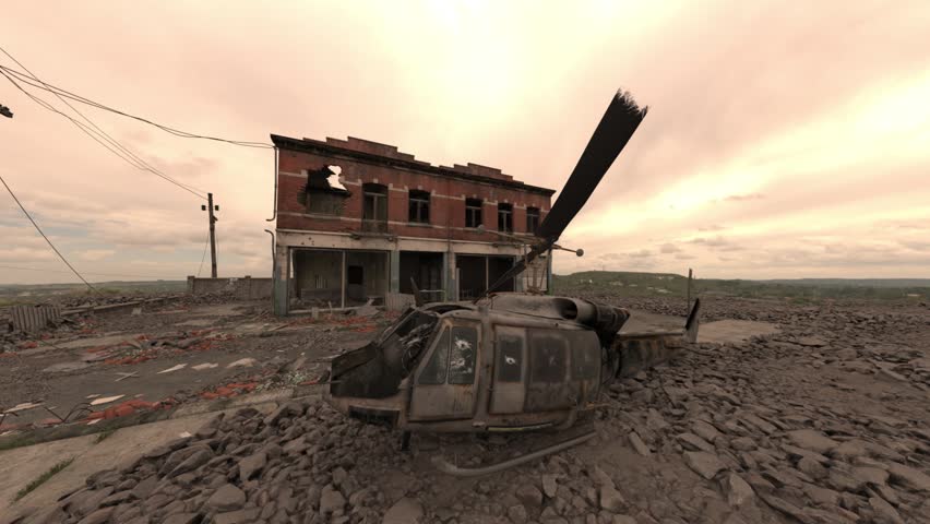 3D rendering of the battlefield