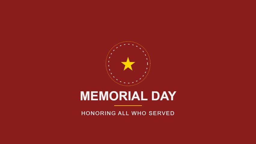 Video capturing memorial day tribute scenes with flags, ceremonies, and reflective moments