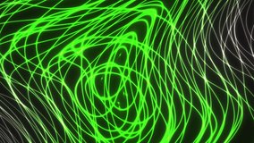 A dynamic abstract video of neon green swirls forming vortex tunnels and spirals. - Powered by Shutterstock - Get 15% off with code: PIKWIZARD15