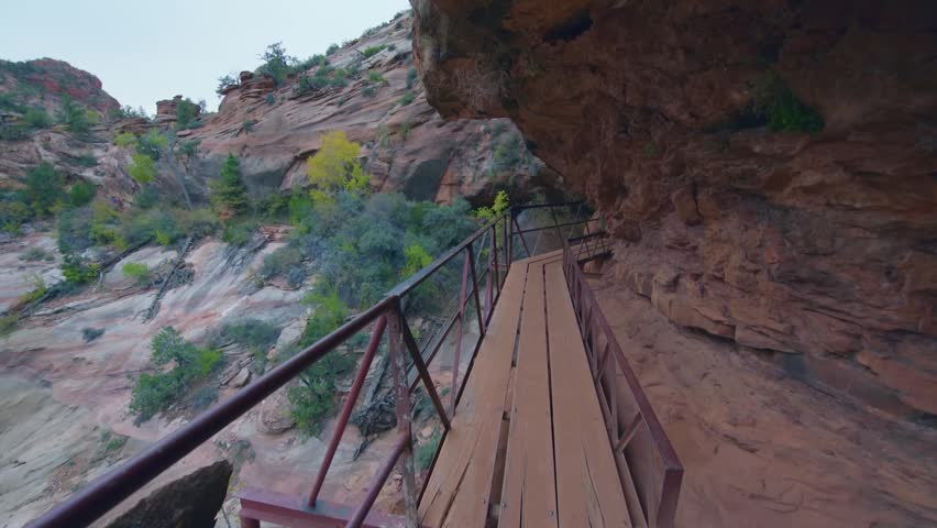 Footage capturing a person